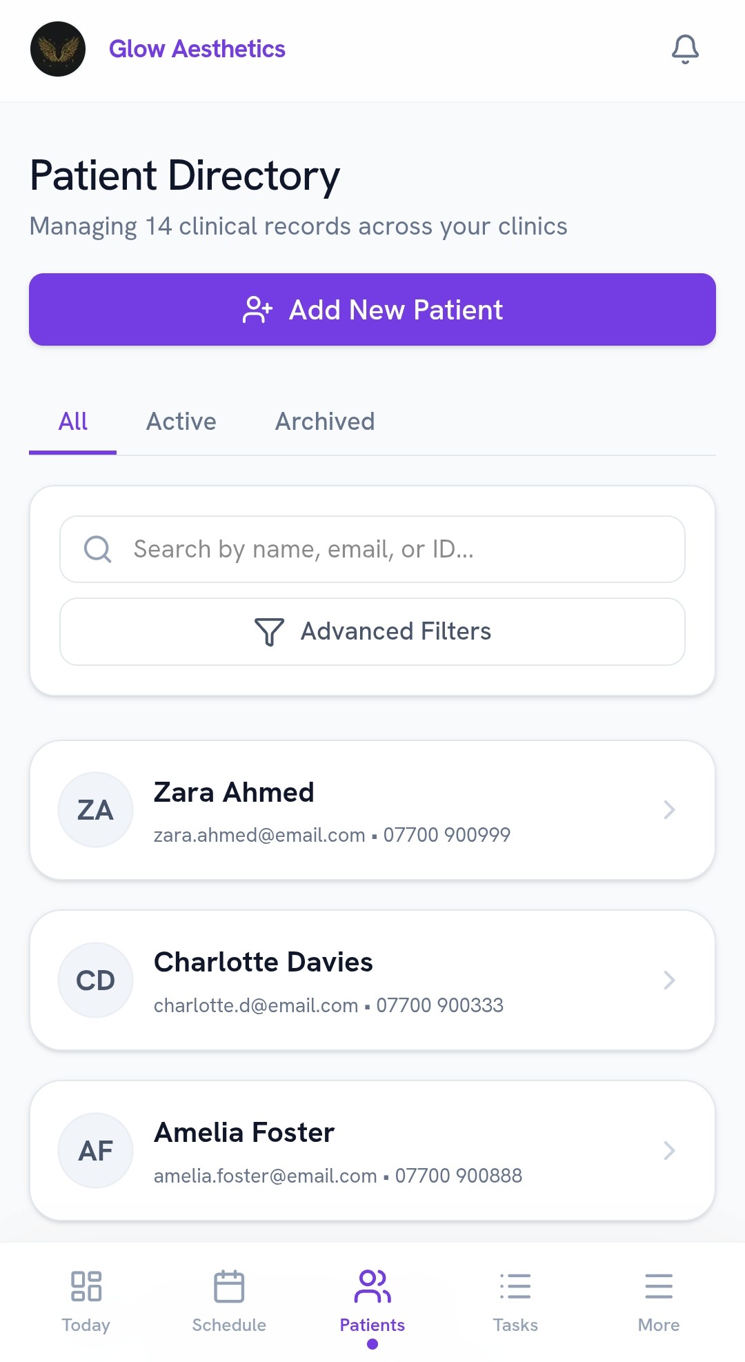 Your whole patient list, in hand